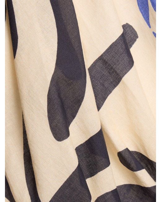 Vestito tanga coast in cotone stampato di Johanna Ortiz in White