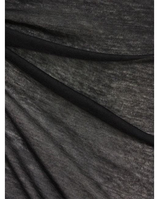 Hombre Camiseta De Algodón Con Cuello En V Rick Owens de hombre de color Black