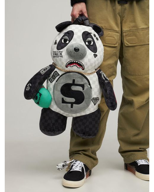 Sprayground Panda Teddy Bear Backpack 