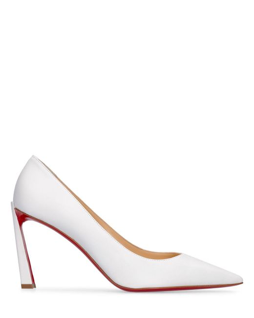 Christian Louboutin Lvr Exclusive 85mm Condora Leather Pumps in White ...