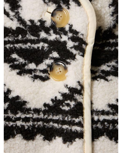 Isabel Marant Gray Harper Buttoned Cotton Coat
