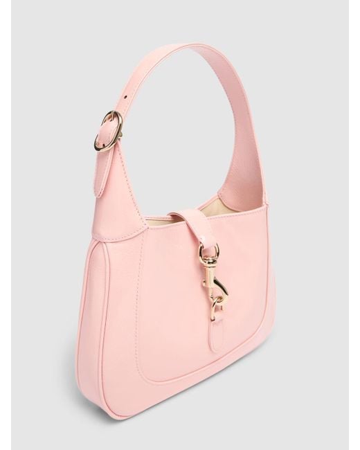 Gucci Pink Small Jackie Leather Shoulder Bag