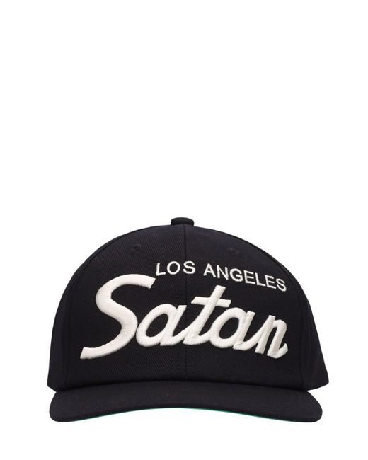 Saint Michael Black La Satan Hat for men