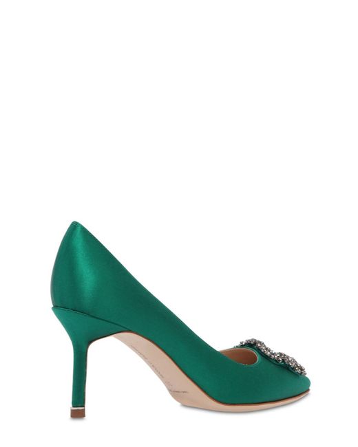 manolo blahnik emerald green