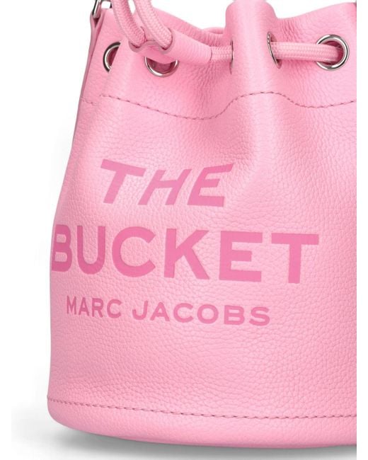 Borsa a secchiello in pelle di Marc Jacobs in Pink