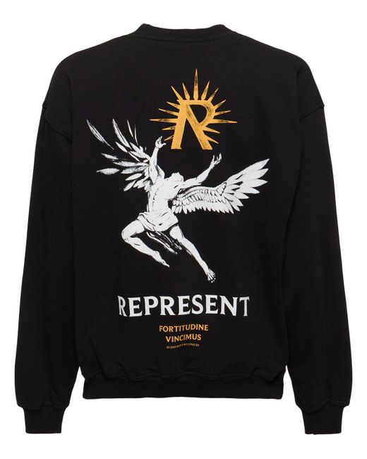 Represent Sweatshirt "icarus" in Black für Herren