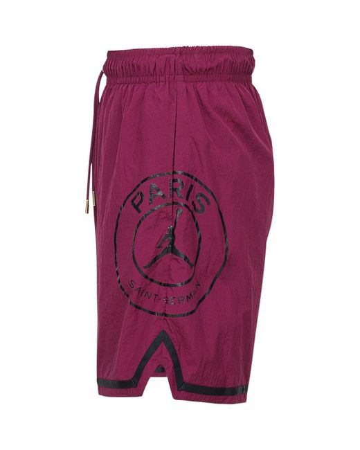 purple jordan basketball shorts
