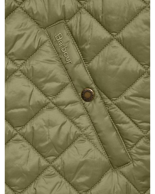 Barbour Green Heritage Plus Quilted Puffer Jacket for men
