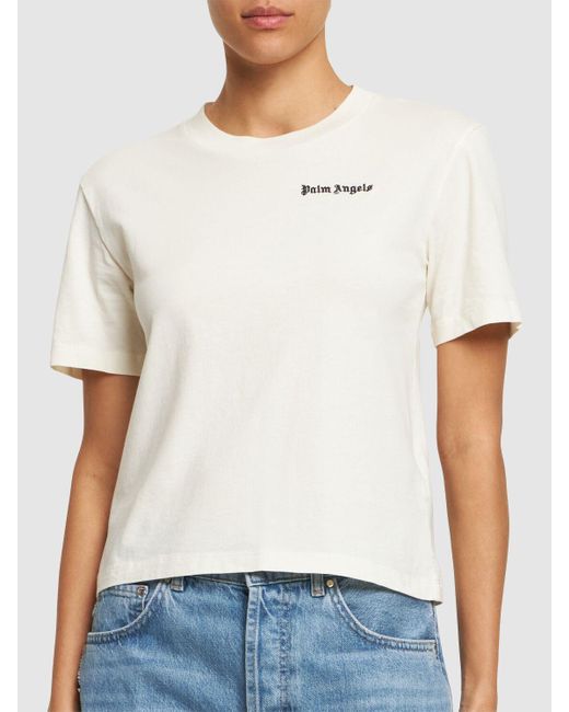 Palm Angels Black Set: 3 T-shirts Aus Baumwolle
