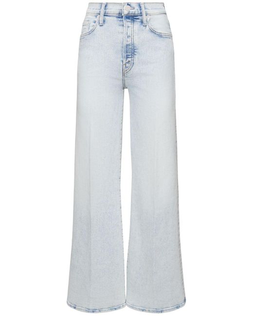 Mother Blue The Tomcat Roller High Rise Jeans