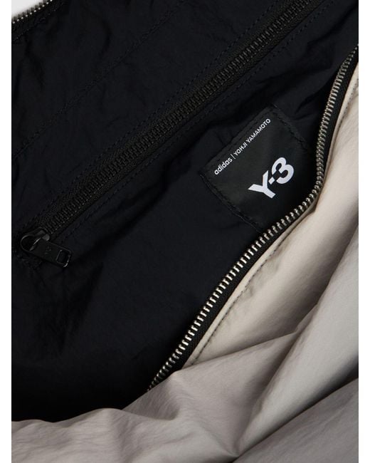 Y-3 Gray Ombre Stripe Bag for men