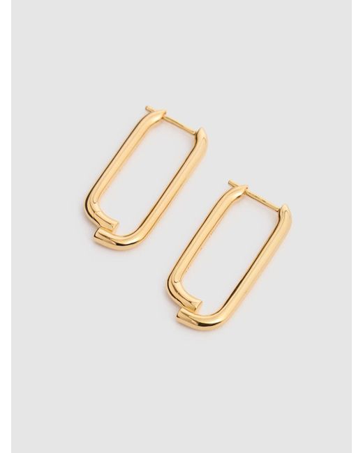 Otiumberg Chaos Rectangle フープピアス Metallic