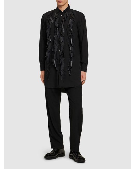 Comme des Garçons Black Oversized Fitted Tech Shirt for men