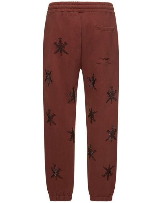 Pantalon en coton dagger Unknown pour homme en coloris Red