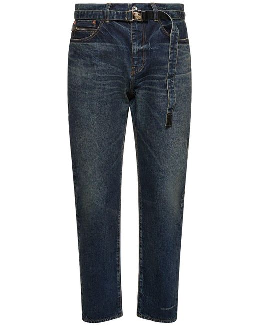 Sacai Jeans Aus Baumwolldenim "beyondexx" in Blue für Herren