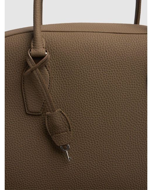 The Row Brown 15.75 India Matte Hammered Leather Bag