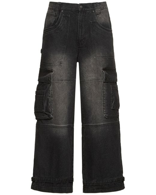 Jaded London Monster Cotton Cargo Pants in Black for Men | Lyst