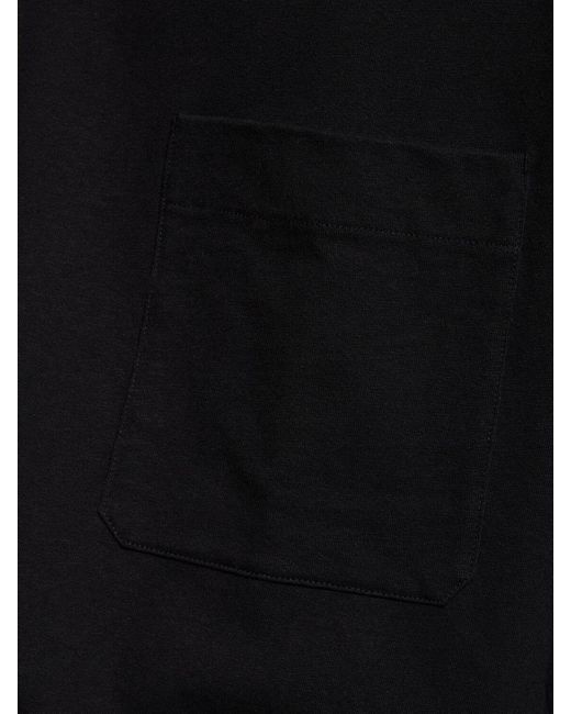 メンズ Lemaire Boxy コットン&リネンtシャツ Black