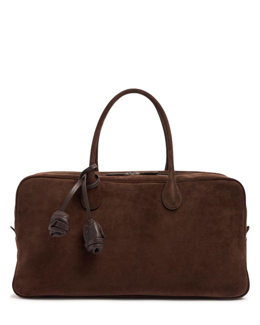 Magda Butrym Brigitteスエードトートバッグ ラージ Brown