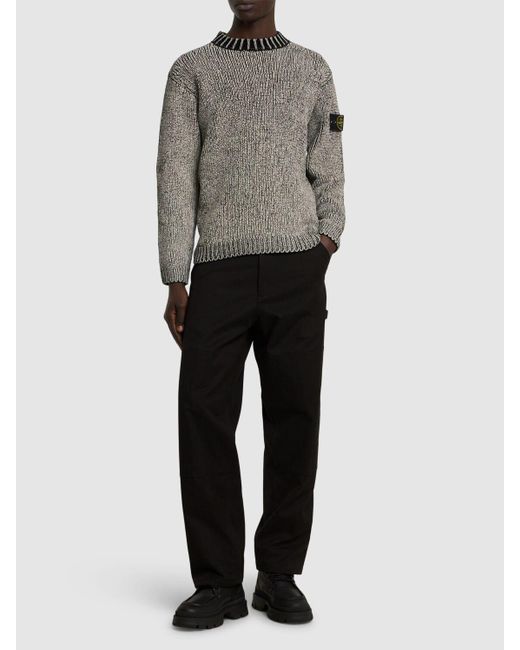 メンズ Stone Island クルーネックセーター Gray
