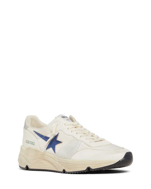 Golden Goose Deluxe Brand White Running Sole Leather Blend Sneakers for men