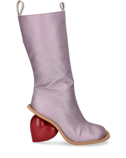 Yume Yume Purple 90mm Love Tall Boots