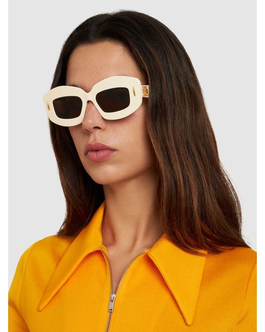 Loewe Natural Chunky Anagram Acetate Sunglasses