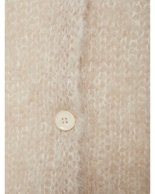 Weekend by Maxmara Natural Pontiac Mohair Cardigan