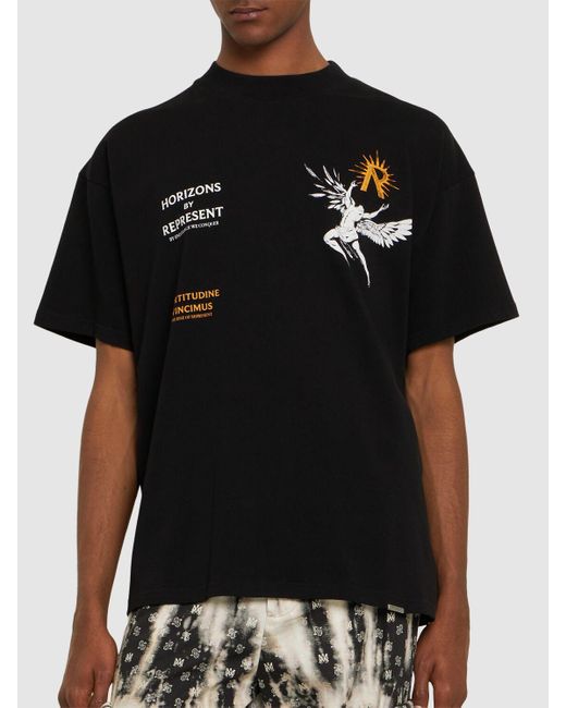 メンズ Represent Icarus Tシャツ Black