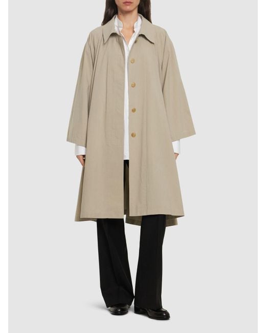 The Row Natural Leinster Cotton Trench Coat