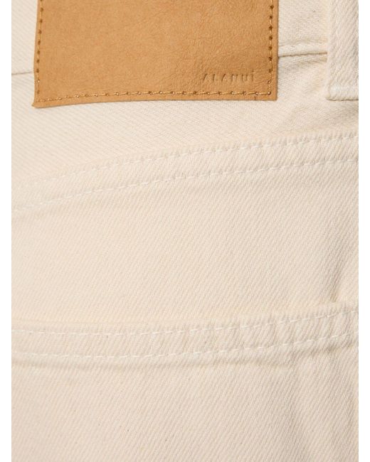 Jeans de denim de algodón Alanui de color Natural