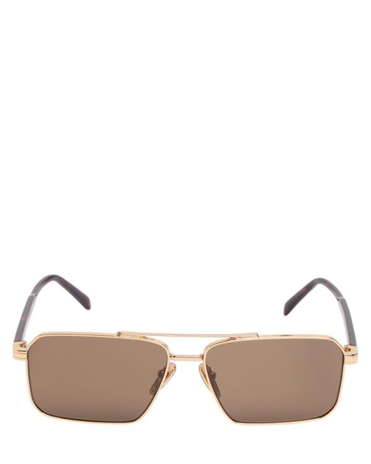 Prada Natural Square Acetate Sunglasses for men