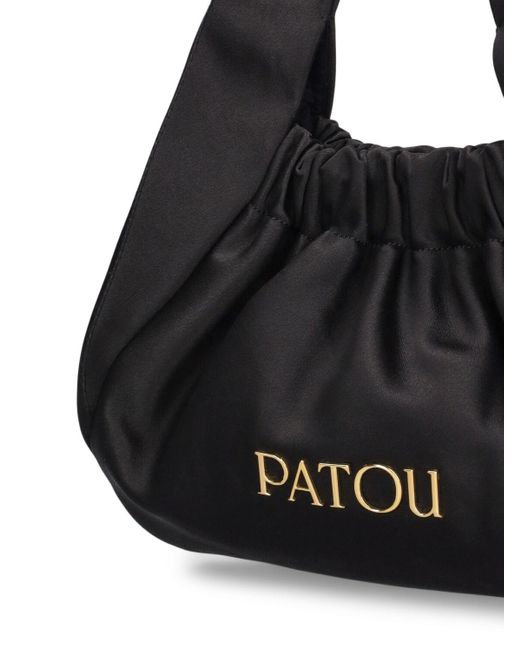 Patou Black Le Biscuit Pm Shoulder Bag
