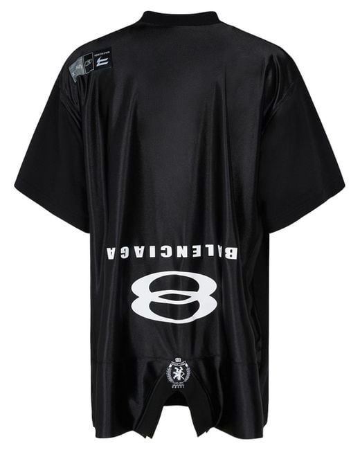 T-shirt unity in jersey di cotone di Balenciaga in Black da Uomo