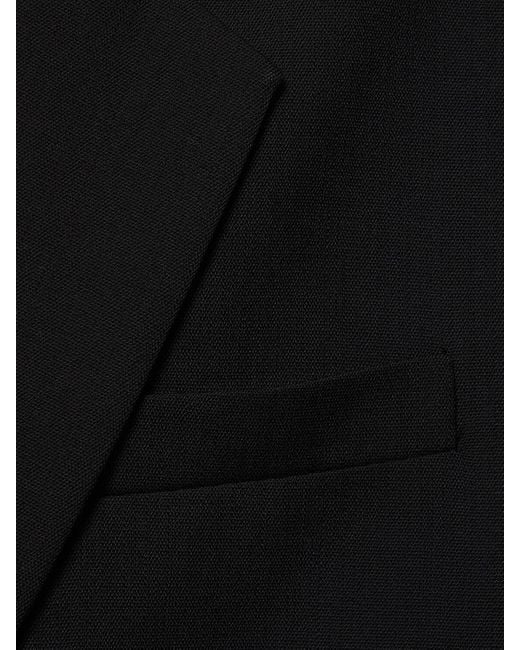 Veste oversize en laine mélangée juylian Acne pour homme en coloris Black