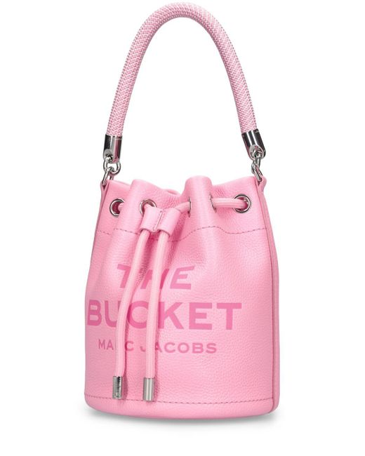 Marc Jacobs Pink The Bucket Leather Bag