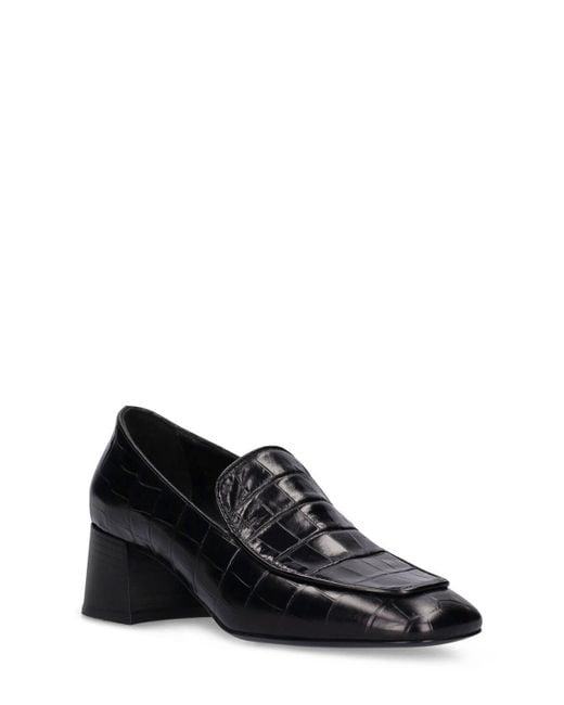 Totême 55mm The Block Heel Leather Pumps in Black Lyst