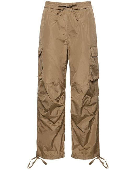 Pantalones cargo de techno MSGM de color Natural