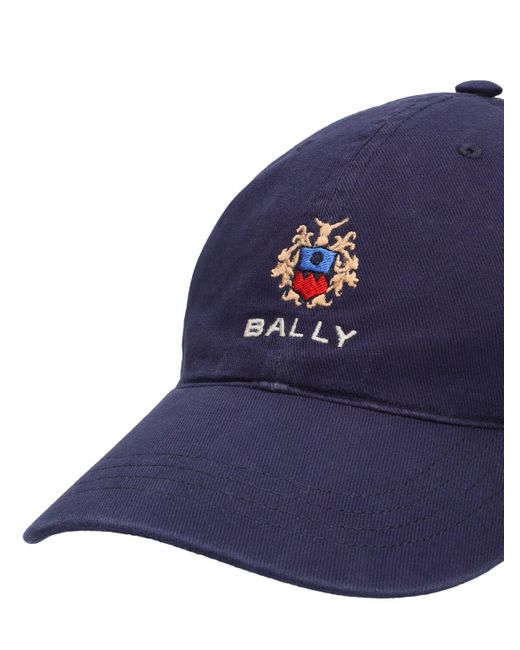 Bally Baseballkappe Aus Baumwolle Mit Logo in Blue für Herren