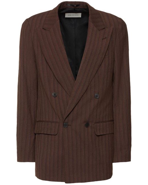 メンズ Dries Van Noten Barton ブレザー Brown