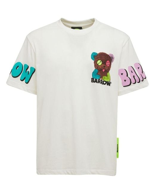 BARROW Cotton t-shirt with logo on the front バロウ Cotton t-shirt with logo on the front BARROW - Nugnes1920