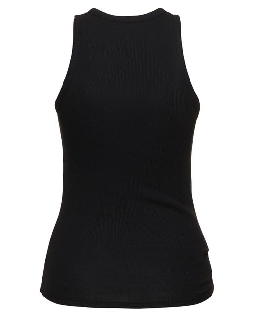 Rabanne Black Jersey Tank Top