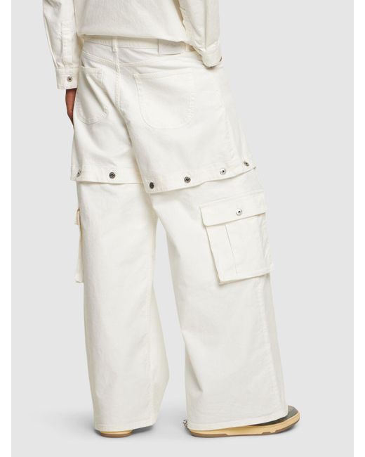 Jeans de denim de algodón Off-White c/o Virgil Abloh de hombre de color Natural