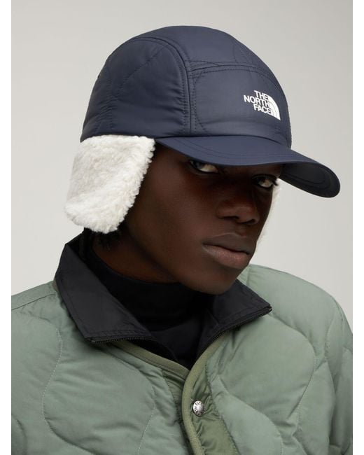 Fleece Insulated Earflap 5-panel Hat 