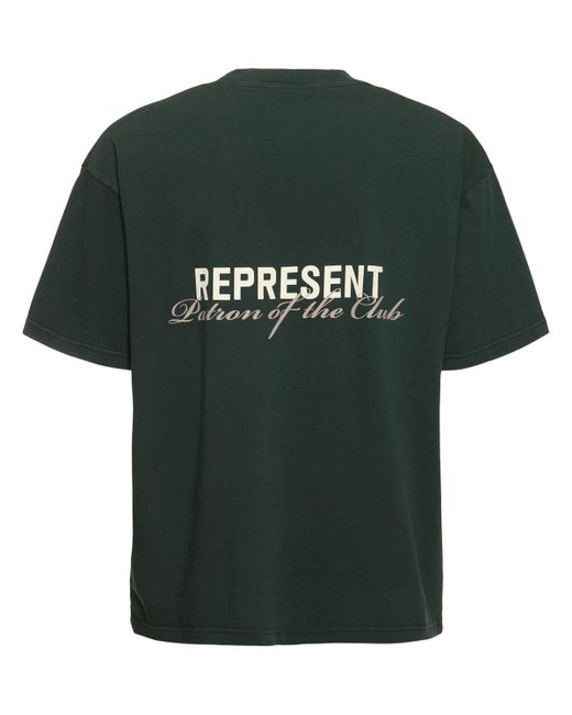 Represent Green Patron Of The Club T-shirt for men