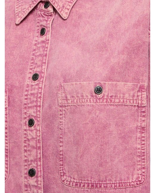Isabel Marant Pink Verane Cotton Shirt