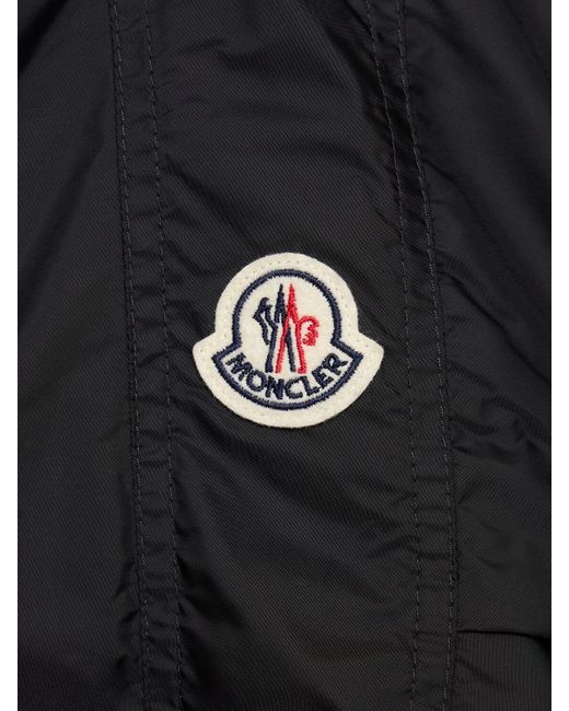 Moncler Black Vizille Nylon Rain Jacket