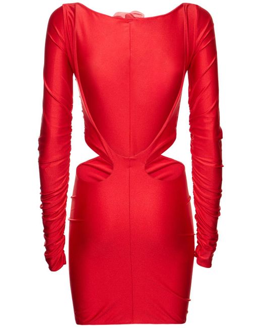 GIUSEPPE DI MORABITO Red Minikleid Aus Stretch-jersey