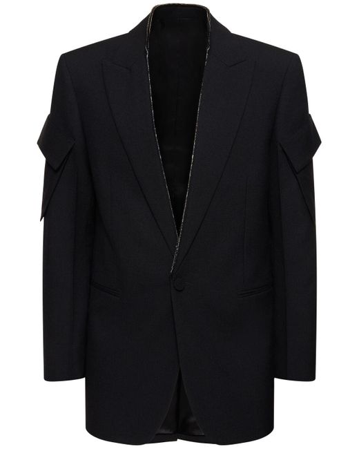 1017 ALYX 9SM Black Tailored Blazer for men
