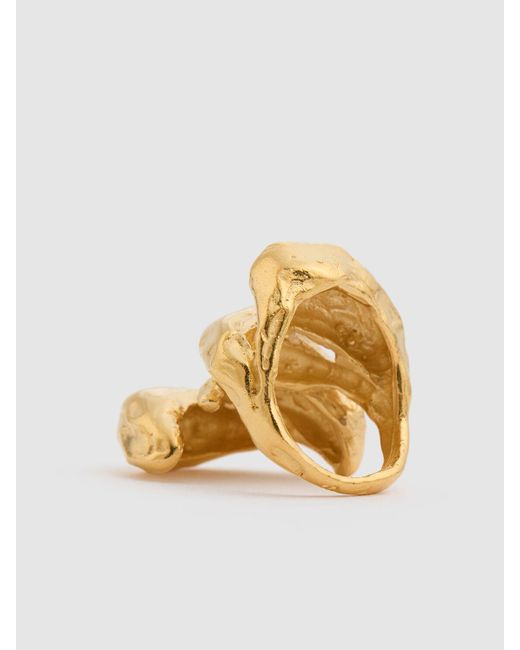 SIMUERO Metallic Dicker Ring "agnes"